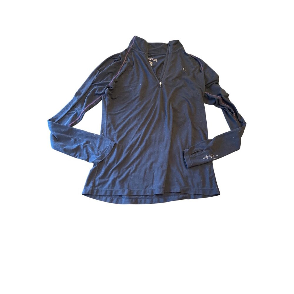 Paradox Merino Blend Base layer Long‎ Sleeve 1/4  Zip Pullover Black Size M